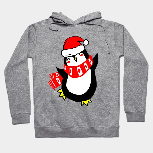 Christmas Penguin Hoodie by imphavok